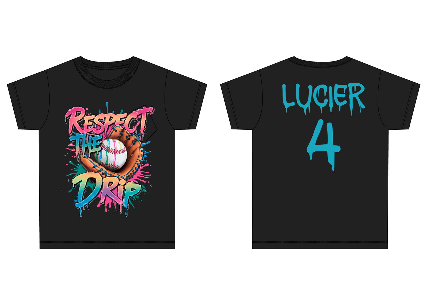 Custom Boys Baseball T Shirt