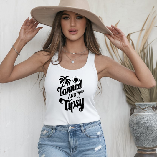 Tanned and Tipsy Tank Top